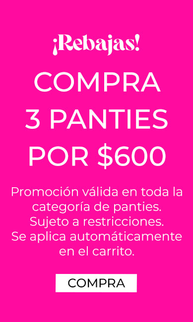 Ofrecemos 3 panties por $600.