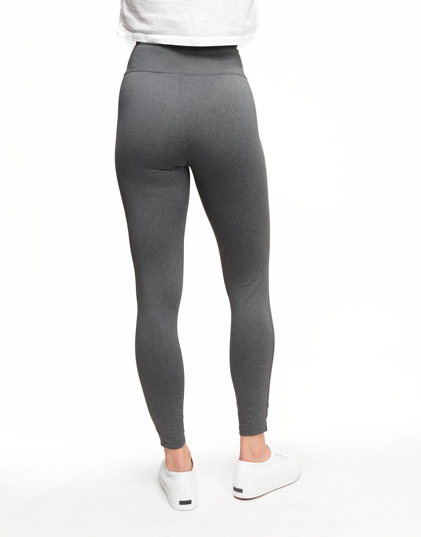 Haley Heathered Legging Gris