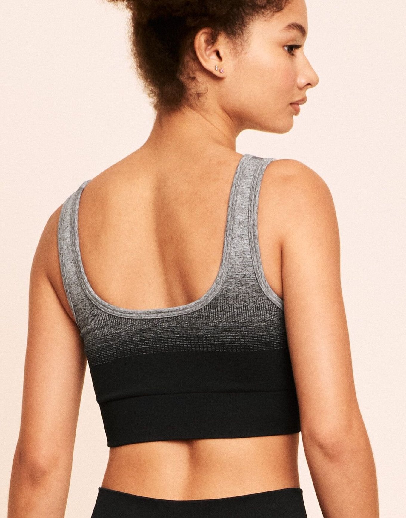 Maeve Ombre Sports Bra Contorno Negro