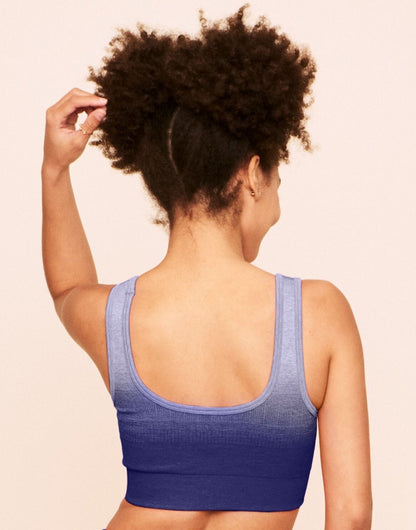 Maeve Ombre Sports Bra Contorno Azul