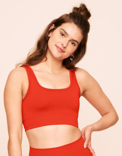 Maeve Ombre Sports Bra Contorno Rojo