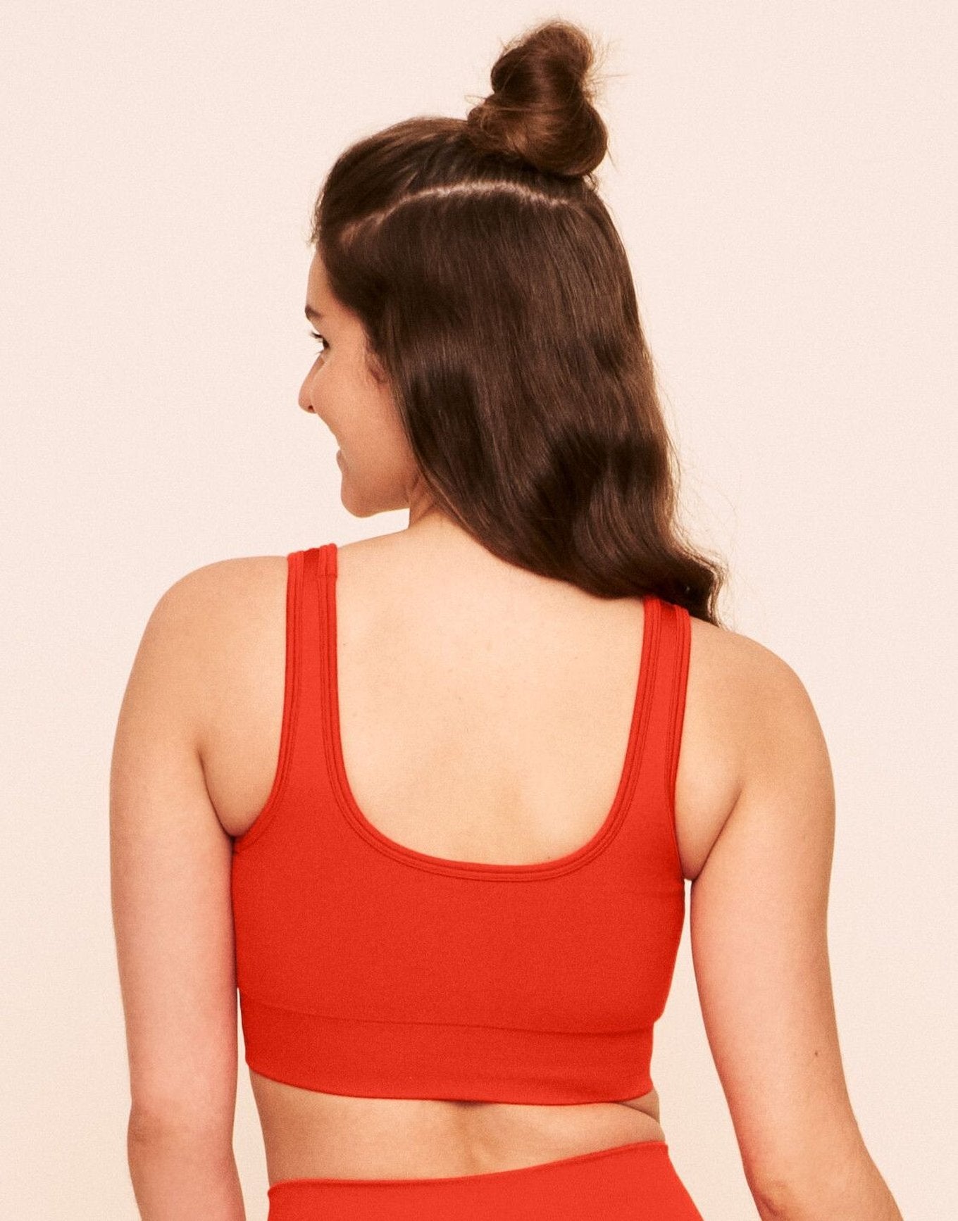 Maeve Ombre Sports Bra Contorno Rojo