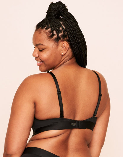 Makenna Lightly Lined Wireless Bra Forrado Plus Negro