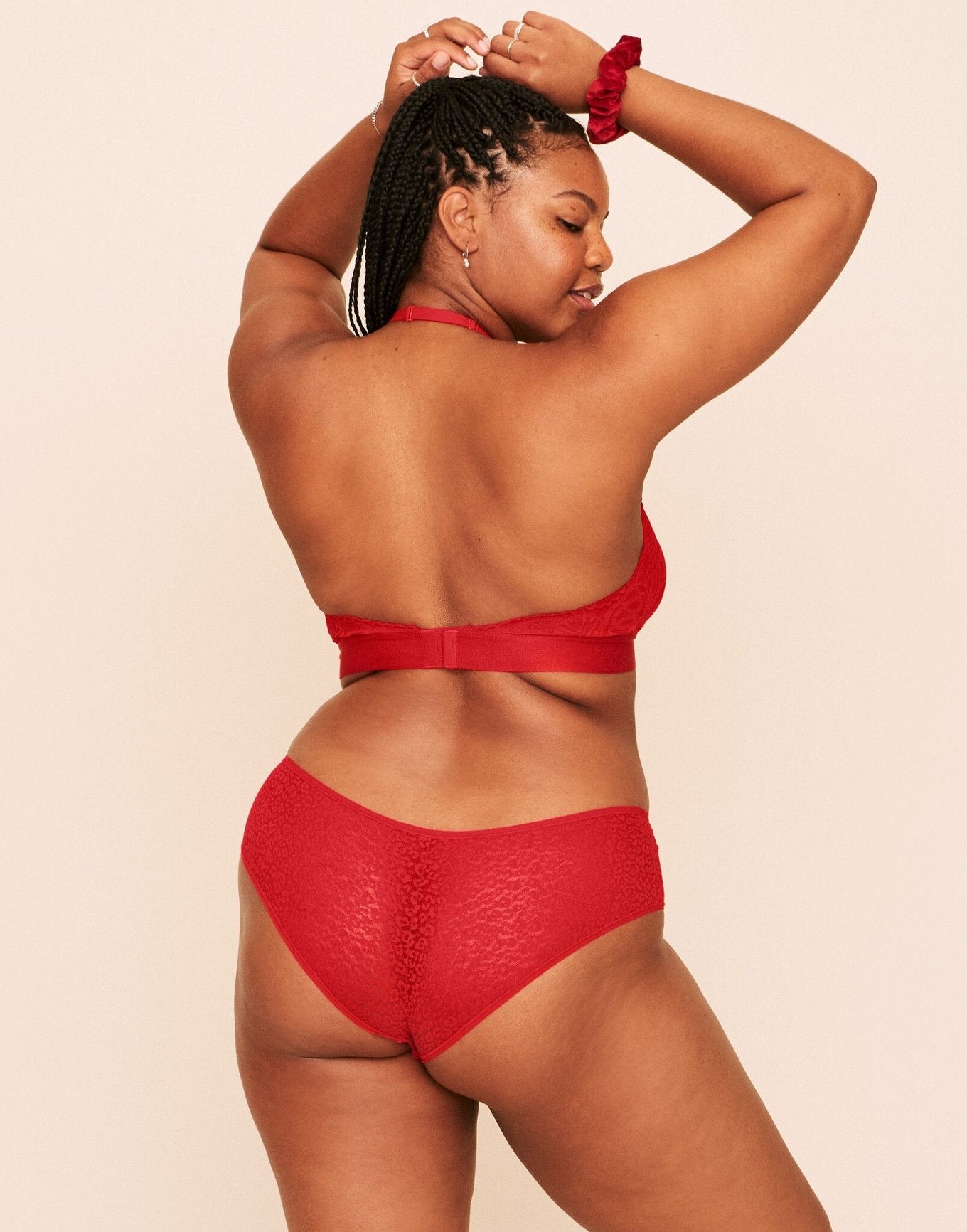 Rylan Halter Bralette Forrado Plus Rojo