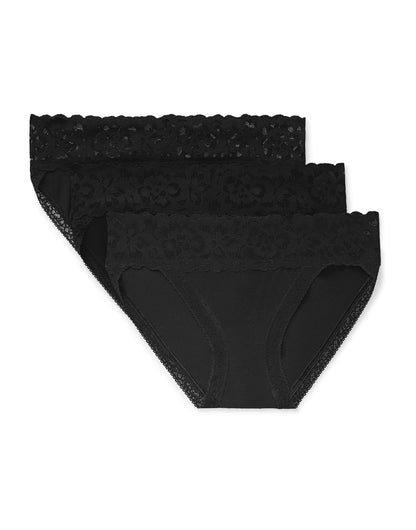 Joanie Cotton Pack Bikini Negro