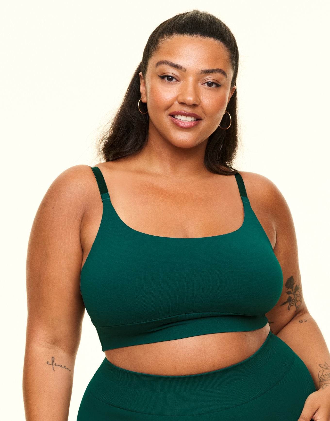 The Everyday Bralette Contorno Plus Verde