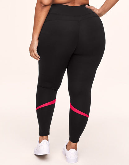 Ava Graphic Legging Plus Negro