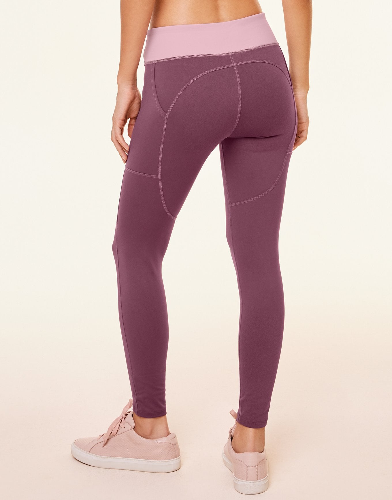 Bailey Medium Rise Legging Morado