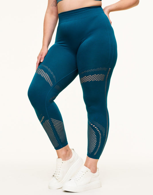 Skylar Seamless Legging Plus Azul