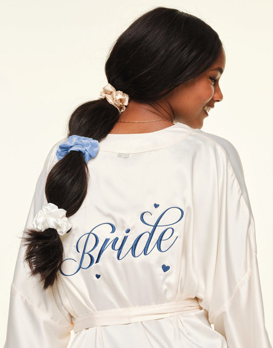 Bride Scrunchies Blanco