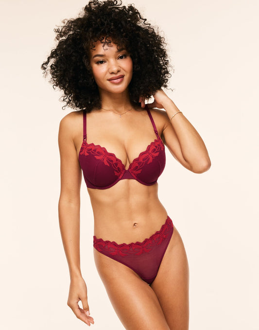 Audrina Push-Up Rojo