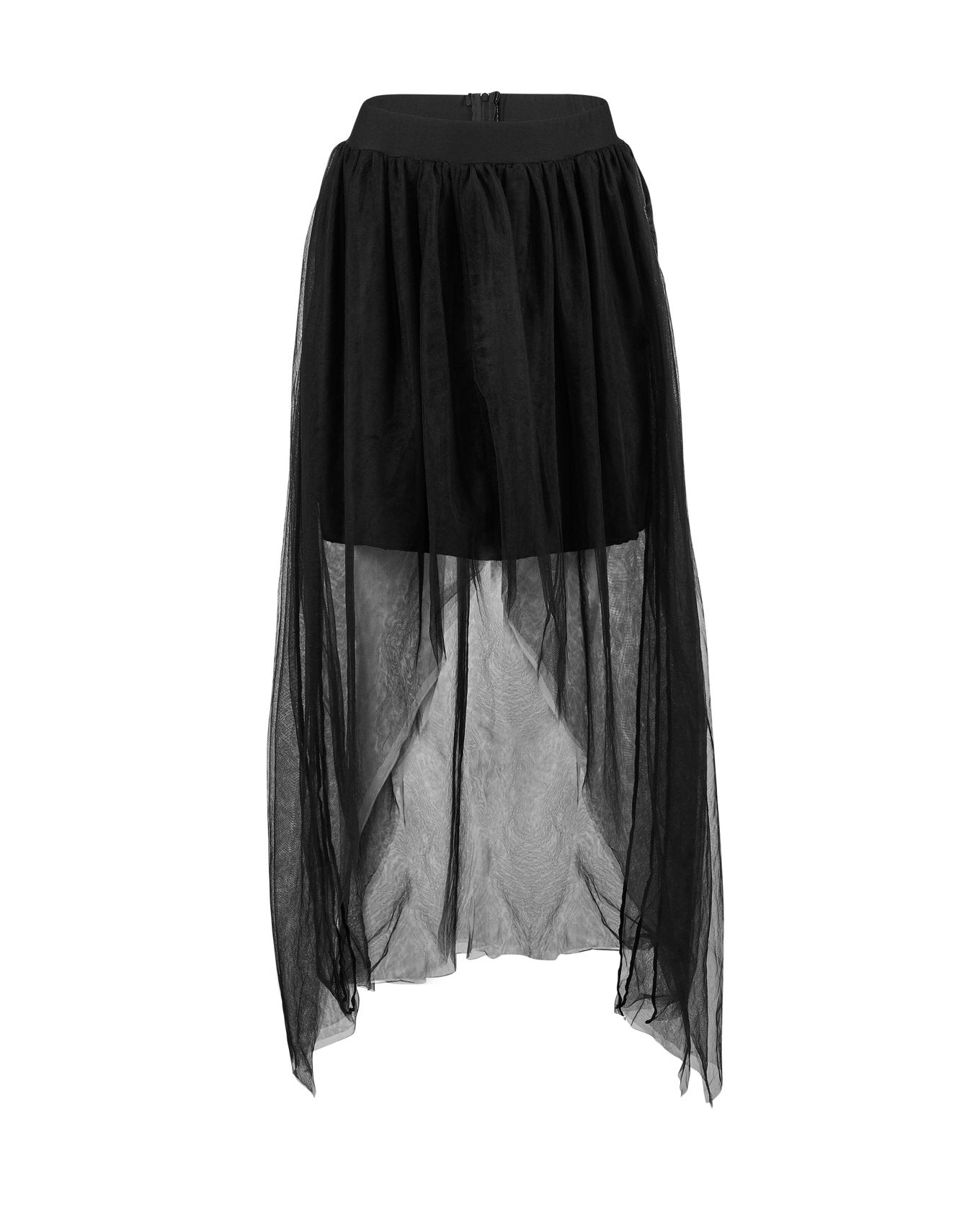 Long Tulle Tutu Skirt Negro