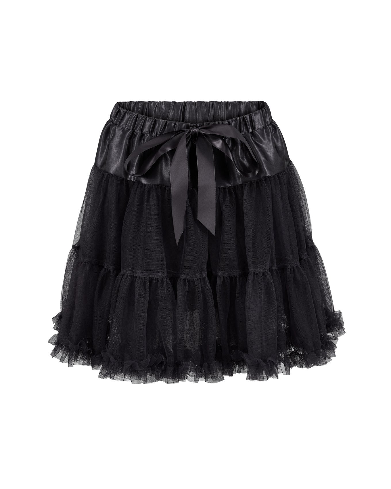 Short Tulle Tutu Skirt Negro