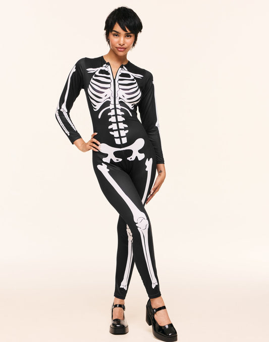 Skeleton Costume Negro