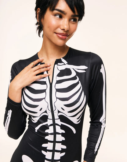 Skeleton Costume Negro