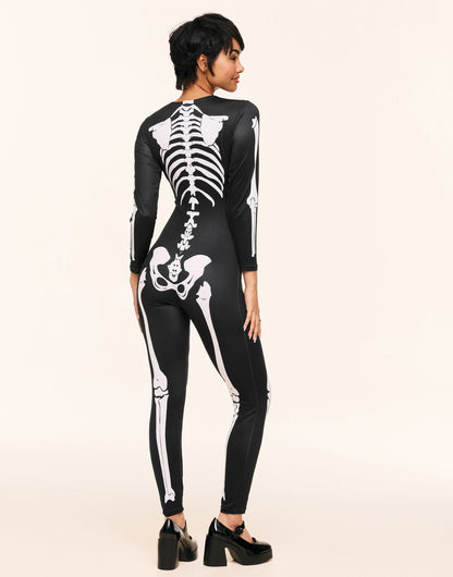 Skeleton Costume Negro